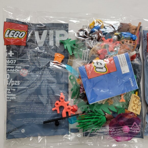 LEGO 40606 Spring VIP Add on Pack + 40607 Summer VIP Add-On pack polybags, new - Picture 4 of 7